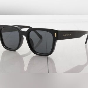 Louis Vuitton Black and Gold Sunglasses